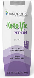 KetoVie Peptide 4:1 Unflavored Liquid 8.5 oz carton — Cambrooke Therapeutics