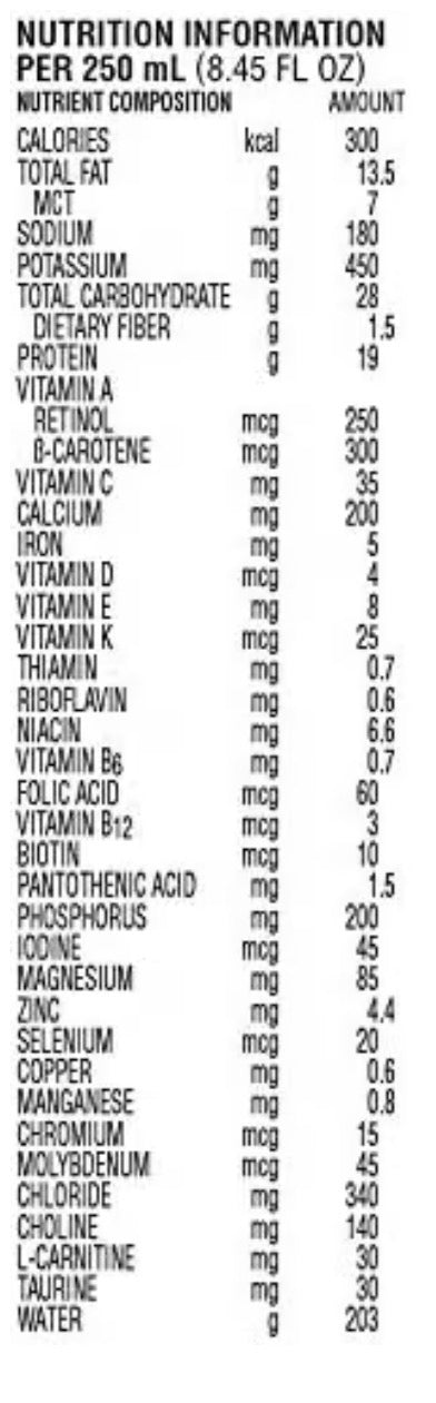 Peptamen AF 1.2 Unflavored Peptide-Based Tube Feeding Formula — Case of 24 x 250mL (8.45 fl oz)