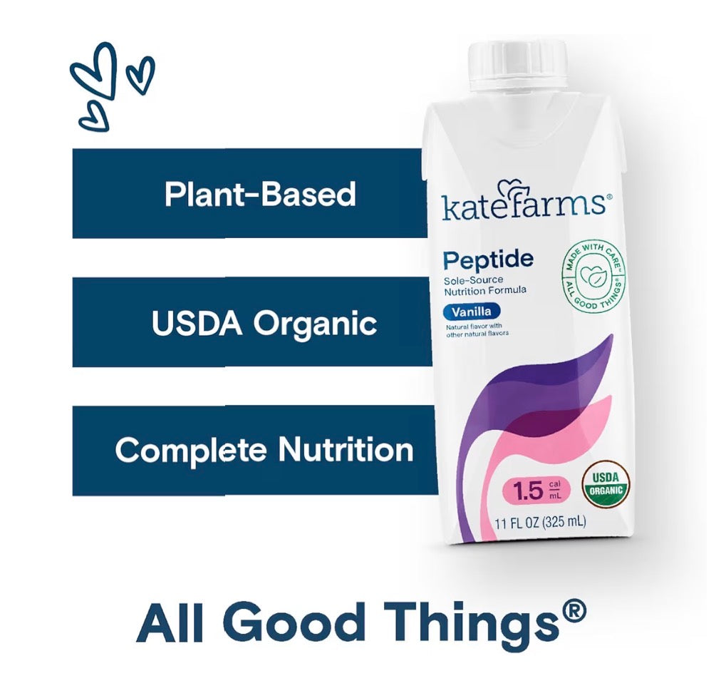 Kate Farms Peptide 1.5 Vanilla Sole-Source Nutrition Formula — 12-Pack (12 x 325mL / 11 fl oz)