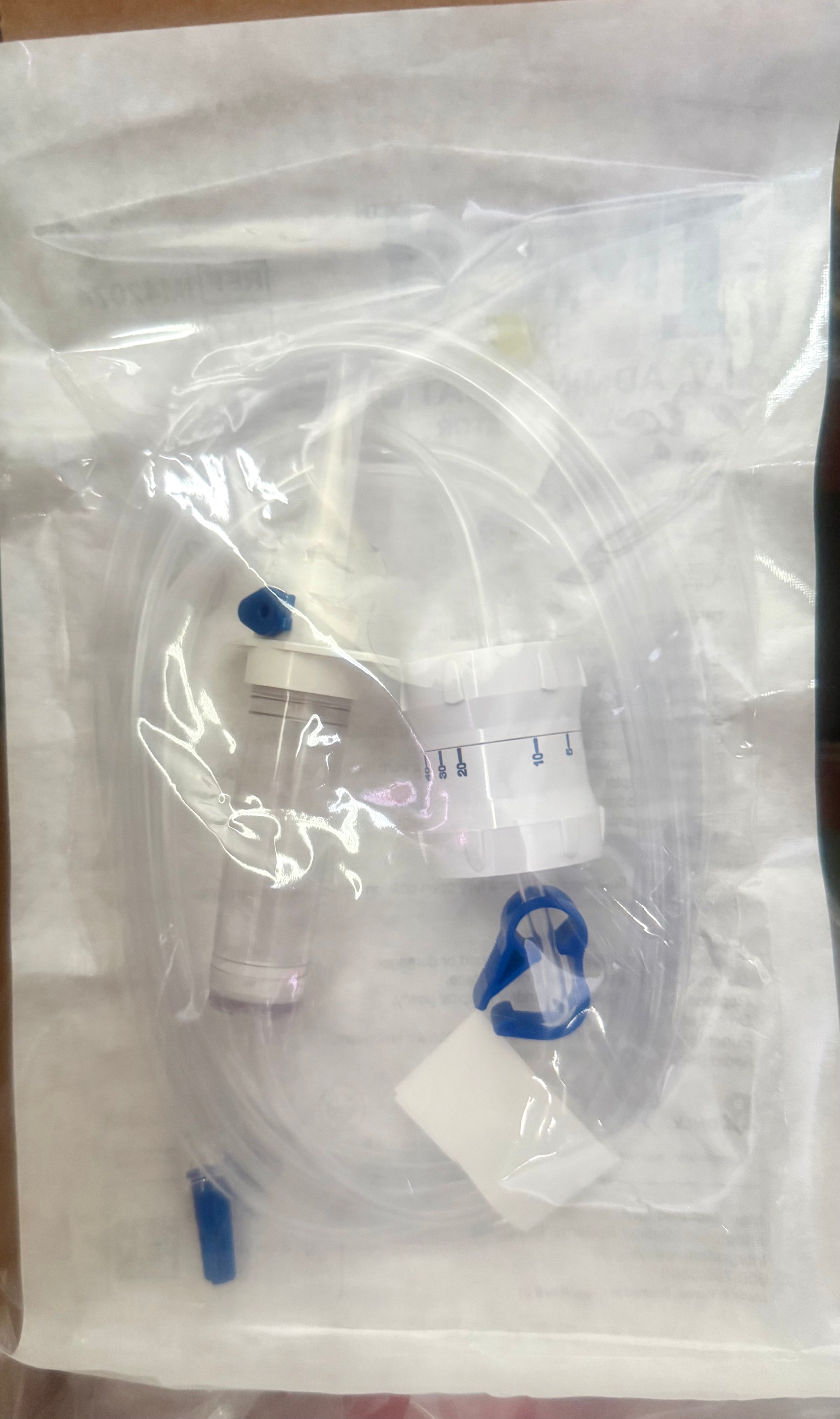 IMed IV Administration Set IM42074 — sterile packaged unit with flow regulator and tubing