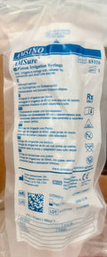Amsino AMSure Piston Irrigation Syringe AS116 — packaging label with product details